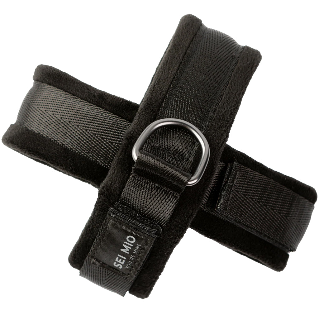 Sei Mio Cross Purposes Cuff Restraints Bondage and Fetish > Wrist and Ankle Cuffs - Tophatter Daily Deals