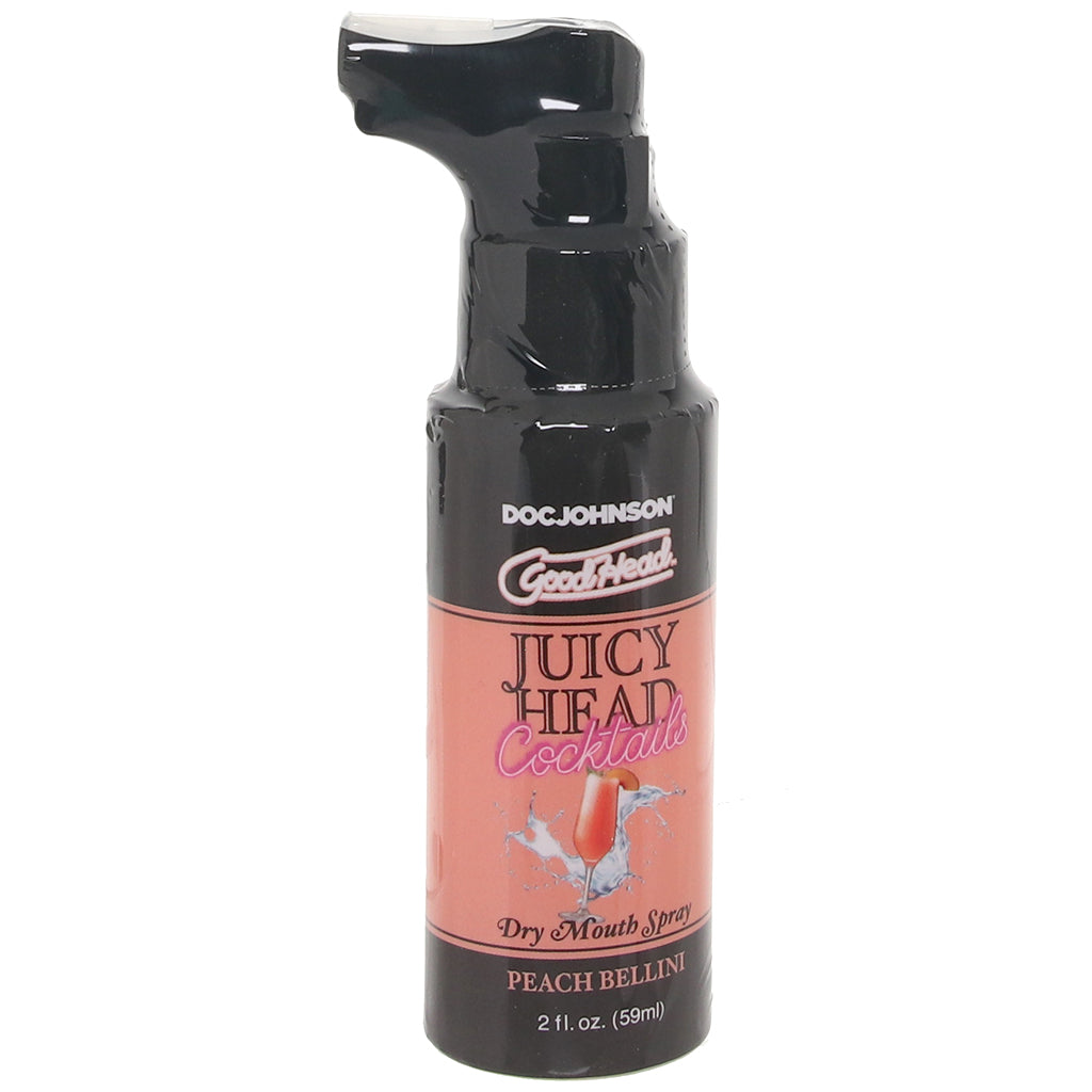 GoodHead Juicy Mouth Spray 2oz/59ml in Peach Bellini Lubes and Lotions > Flavored Sex Lubes - Tophatter Daily Deals