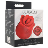 Lickgasm Sweet Kiss Clitoral Vibe in Red Vibrators > Clitoral Stimulators - Tophatter Daily Deals