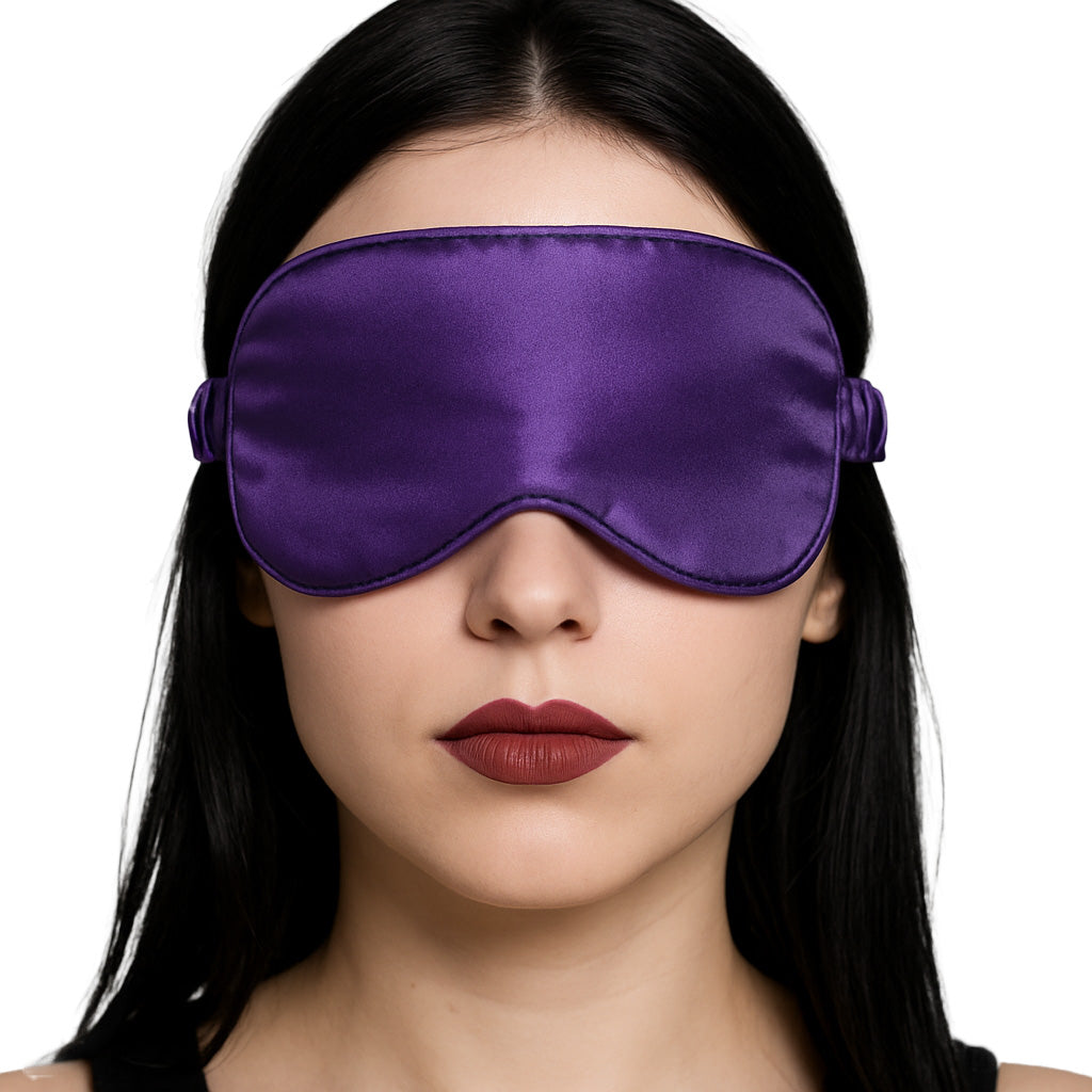 Ouch! Satin Blindfold in Purple Bondage and Fetish > Pleasure Masks and Dress Up Play - Tophatter Daily Deals