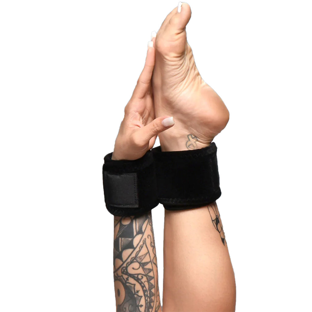 Bedroom Bliss Wrist to Ankle Restraints Bondage and Fetish > Wrist and Ankle Cuffs - Tophatter Daily Deals