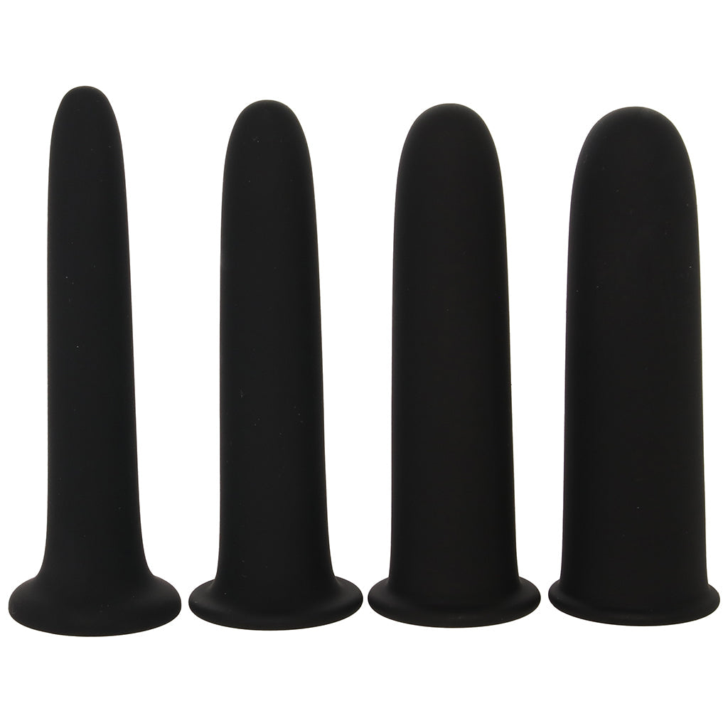 Renegade Gliders 4 Piece Stackable Dilator Set Dildo Sex Toys > Silicone Dildos - Tophatter Daily Deals
