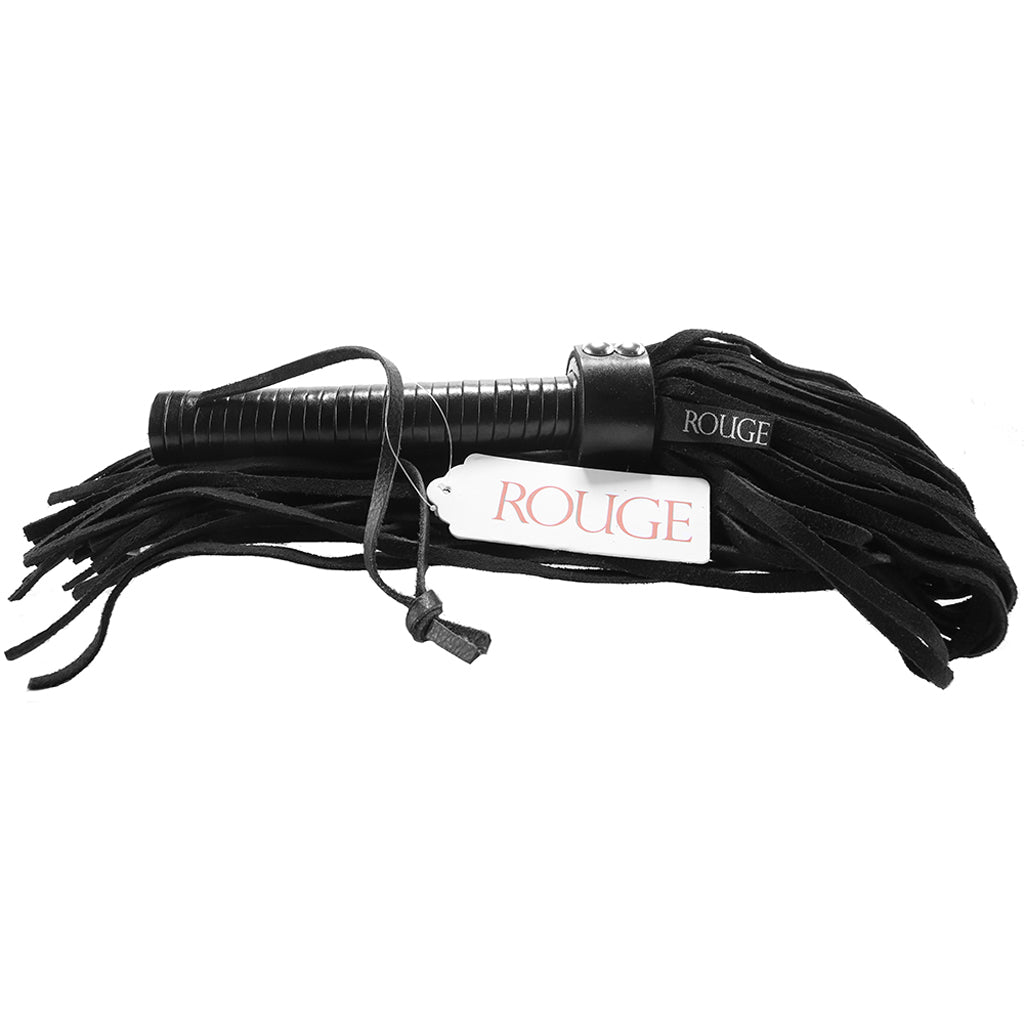 Long Suede Flogger in Black Bondage and Fetish > Whips and Crops - Tophatter Daily Deals