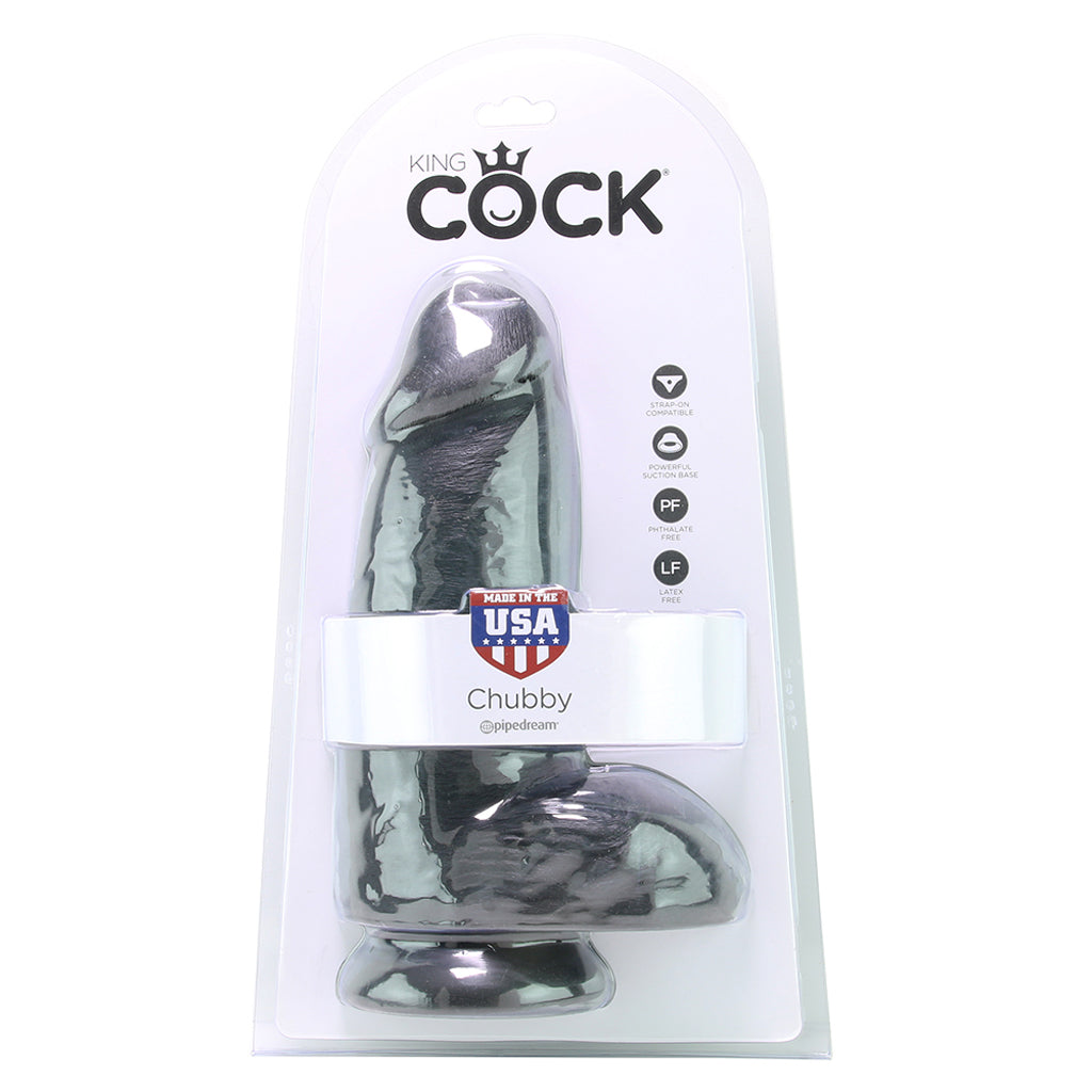 King Cock Chubby in Black Dildo Sex Toys > Large Dildos - Tophatter Daily Deals