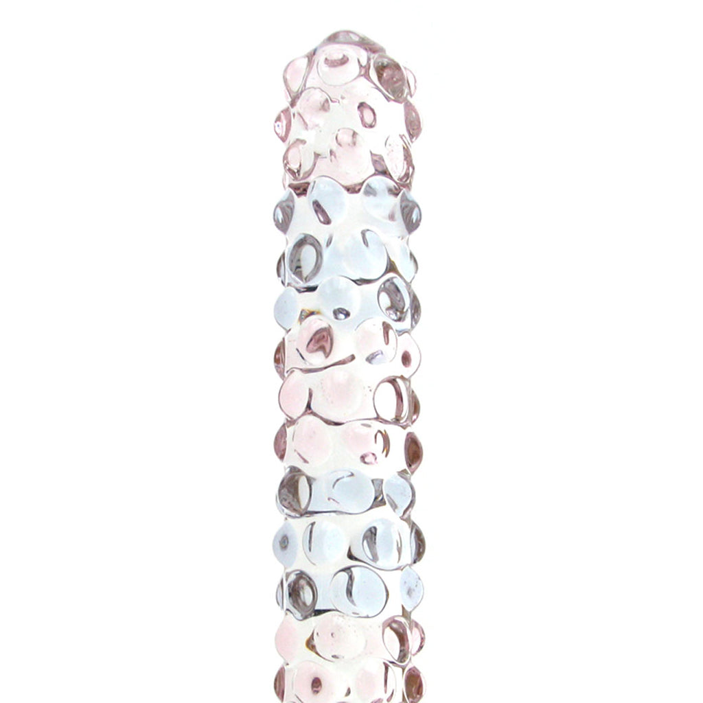 gläs 7 Inch Purple Rose Nubby Dildo Dildo Sex Toys > Pyrex Glass Dildos - Tophatter Daily Deals