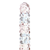 gläs 7 Inch Purple Rose Nubby Dildo Dildo Sex Toys > Pyrex Glass Dildos - Tophatter Daily Deals
