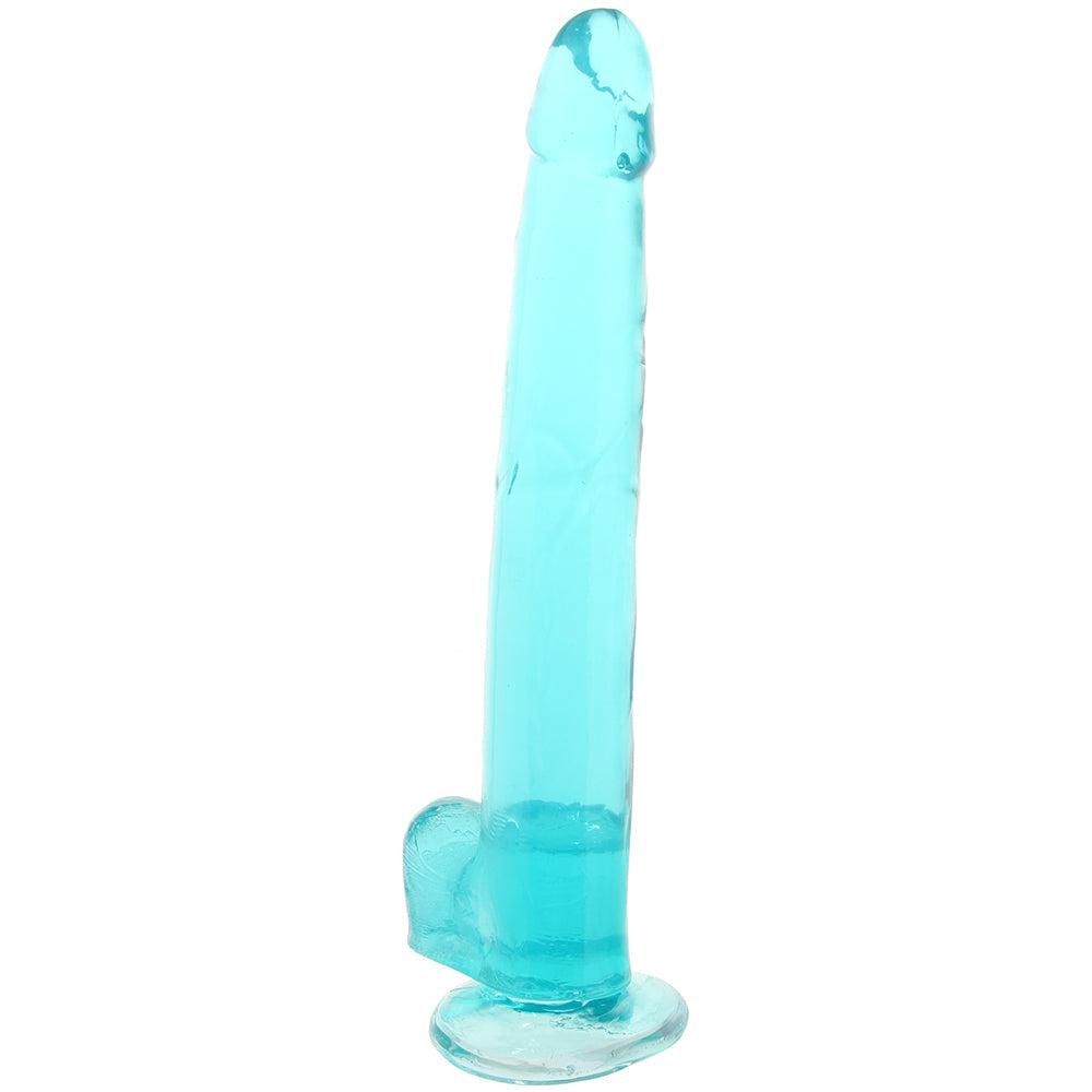 Size Queen 12 Inch Jelly Dildo in Blue - Tophatter's Adult Sex Toys Online Dildo Sex Toys > Realistic Dildos - Tophatter Daily Deals