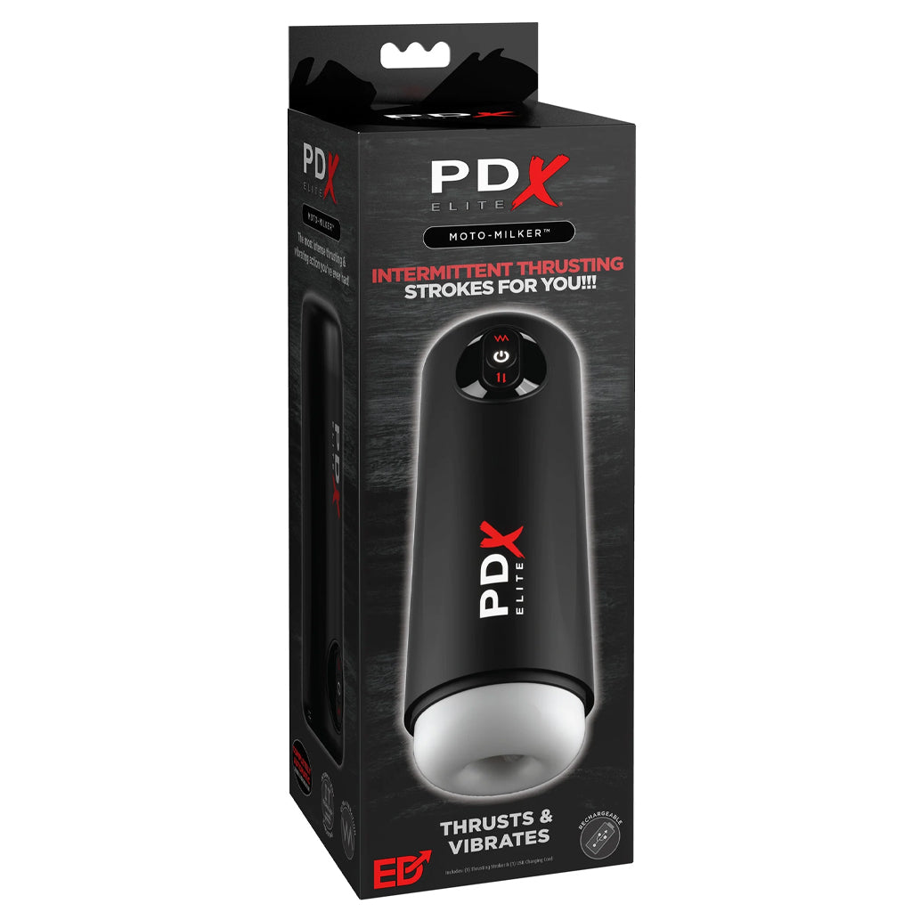PDX Elite Moto Milker Thrusting Auto Stroker Male Masturbators > Auto Strokers - Tophatter Daily Deals
