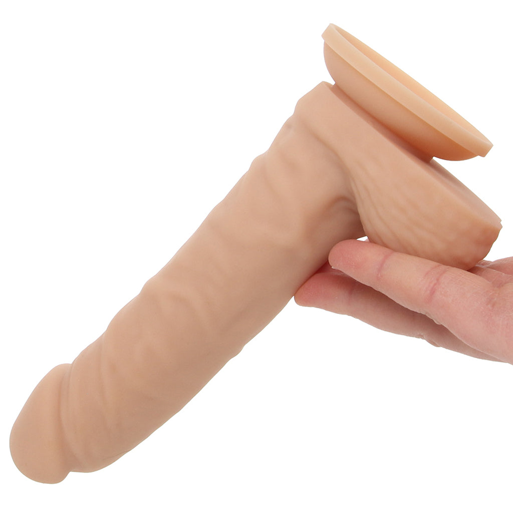 EasyRiders 7 Inch Silicone Dildo with Balls in Light Dildo Sex Toys > Realistic Dildos - Tophatter Daily Deals