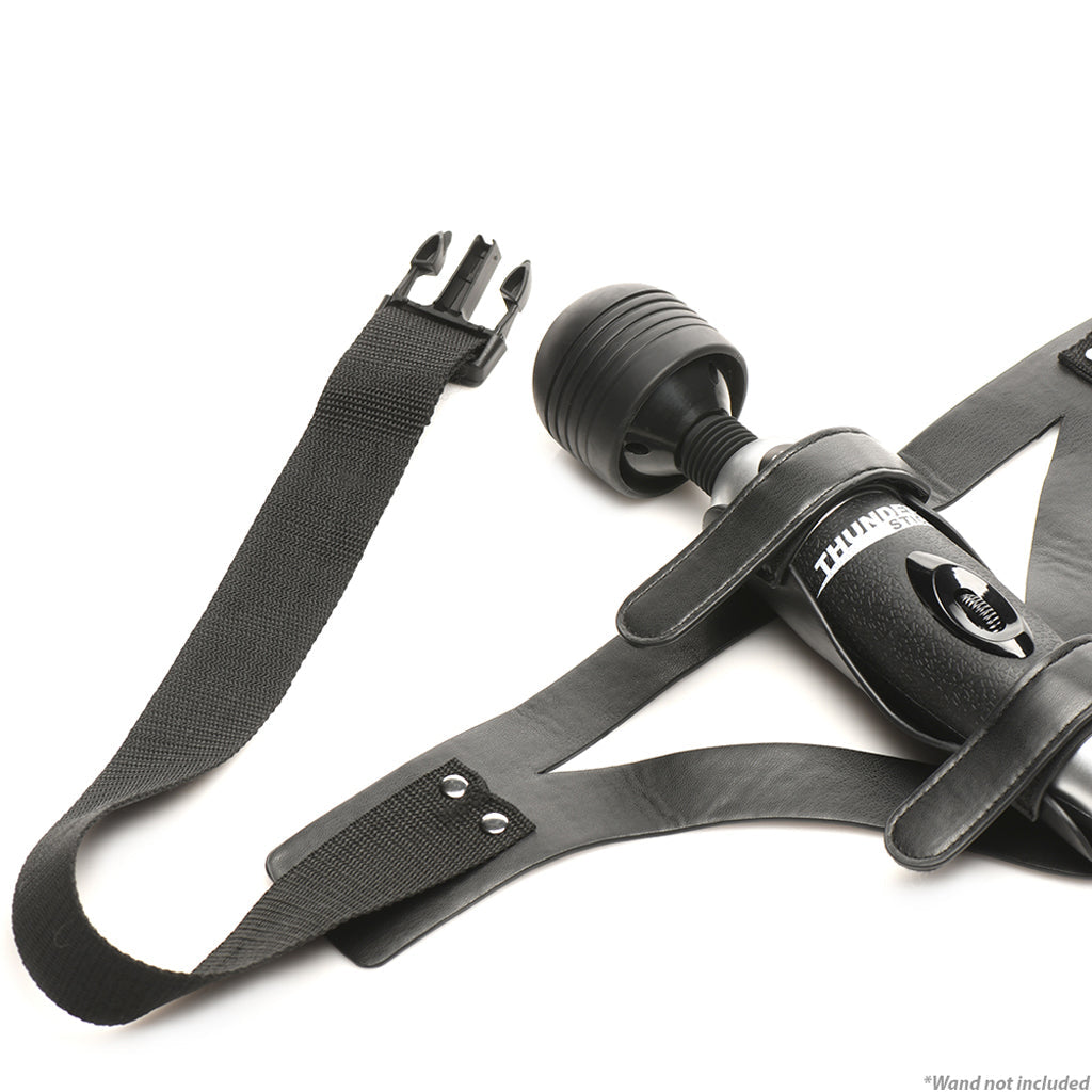 Master Series Thunder Strap Wand Thigh Harness - Tophatter's Adult Products Bondage and Fetish > Tools & Accessories - Tophatter Daily Deals