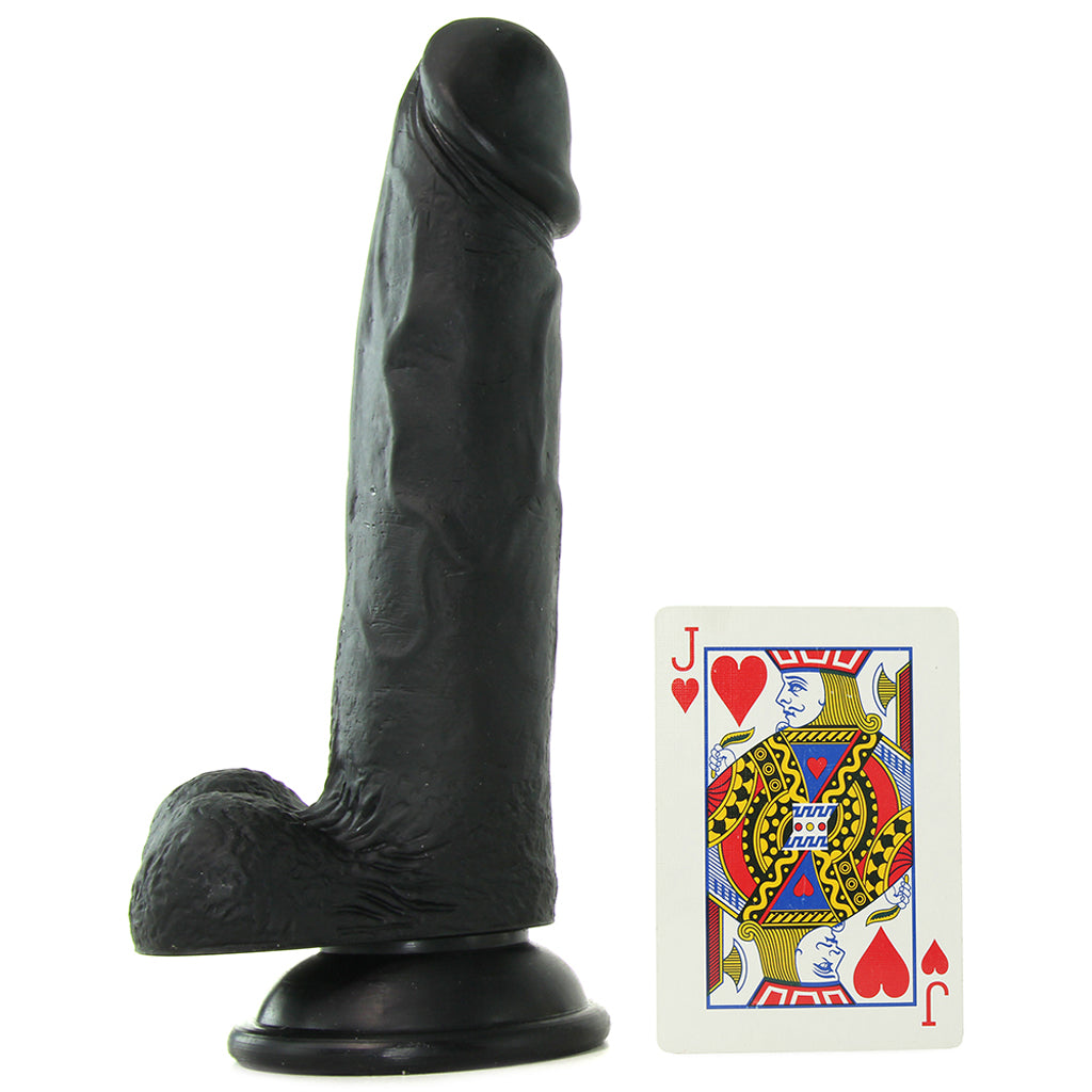 Realistic 8 Inch Strap-On in Black Dildo Sex Toys > Strap-On and Harnesses - Tophatter Daily Deals