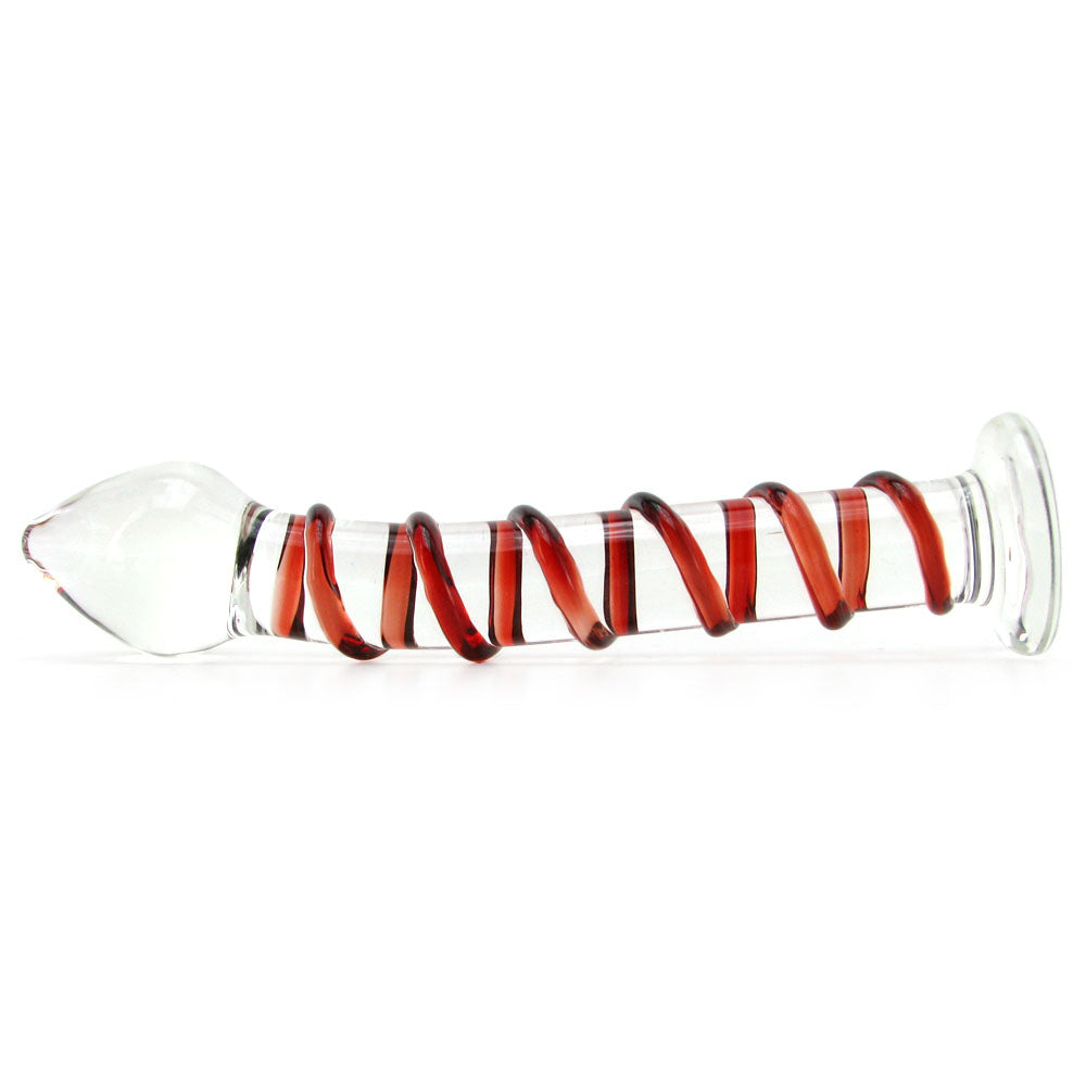 gläs Mr. Swirly Glass Dildo Dildo Sex Toys > G-Spot Dildos - Tophatter Daily Deals