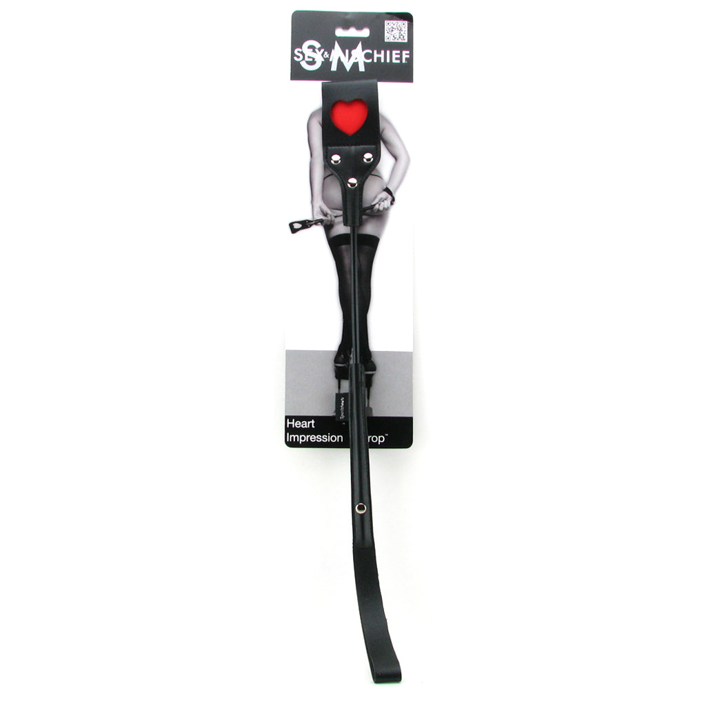 Heart Impression Crop - Tophatter's Adult Products Bondage and Fetish > Whips and Crops - Tophatter Daily Deals