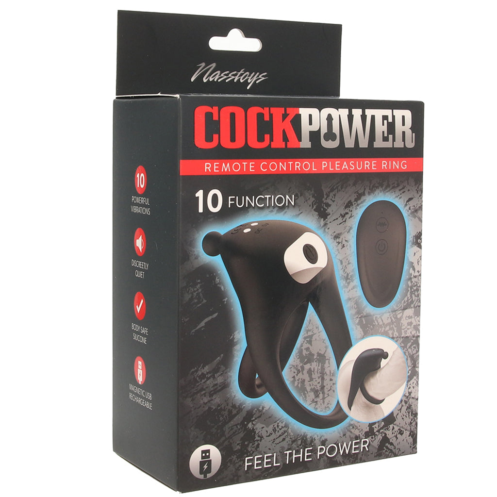 CockPower Remote Control Pleasure Ring - Tophatter's Adult Sex Toys Online Cock Rings - Tophatter Daily Deals