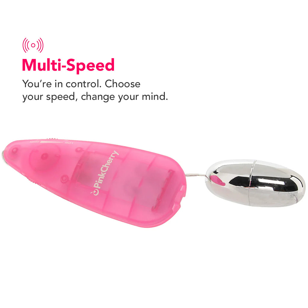 PinkCherry Slim Teardrop Bullet Vibrator in Pink Vibrators > Bullet and Egg Vibrators - Tophatter Daily Deals