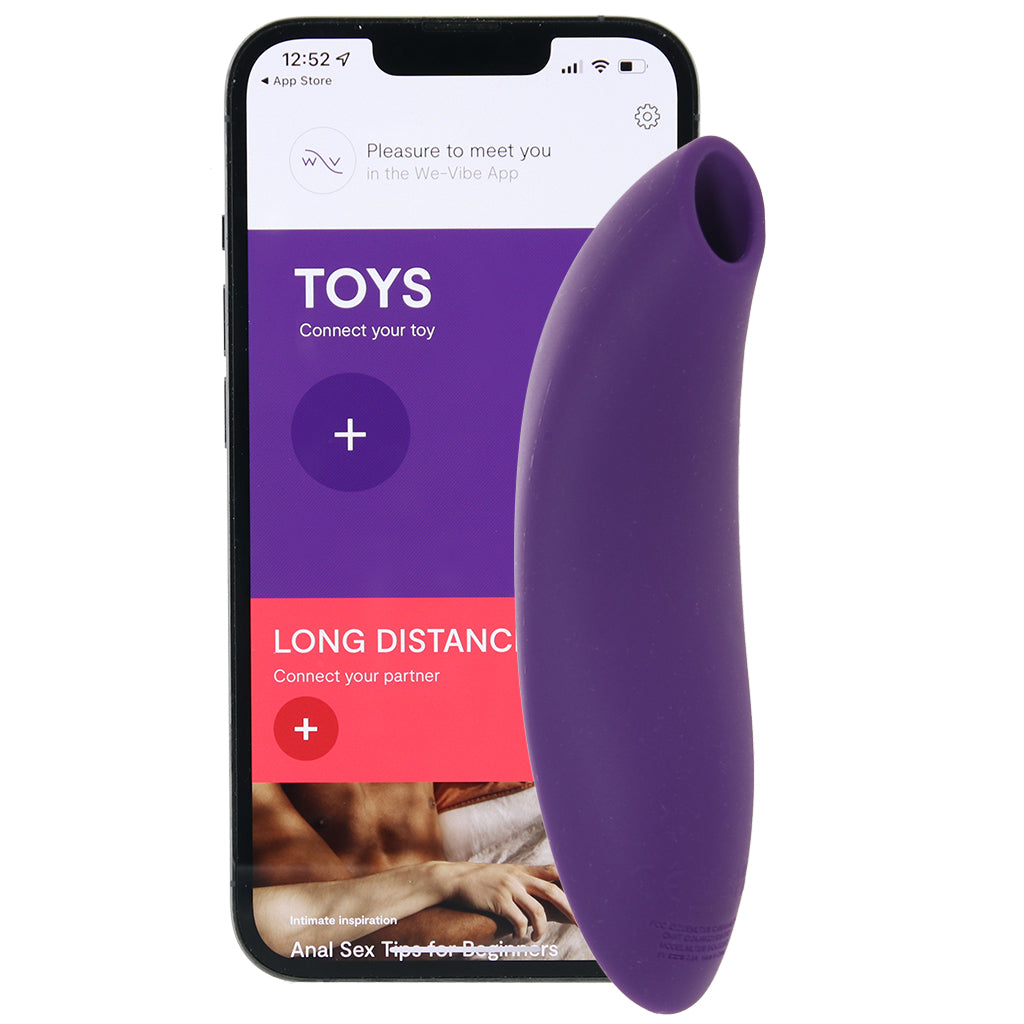 We-Vibe Melt 2 Pleasure Air Clitoral Stimulator in Purple Vibrators > Clitoral Stimulators - Tophatter Daily Deals