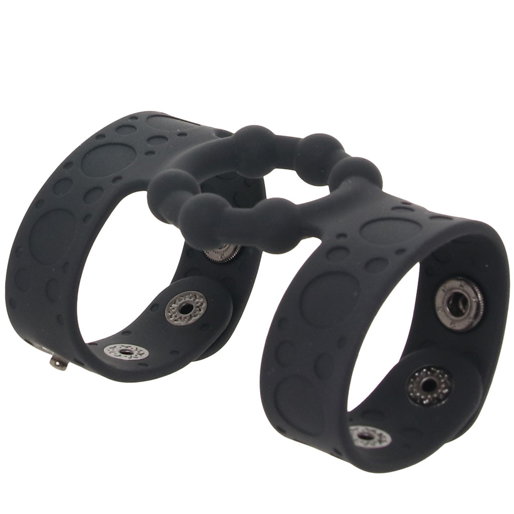 Magic Beaded Cock Ring with Adjustable Ball Straps Bondage and Fetish > Cock and Ball Devices - Tophatter Daily Deals