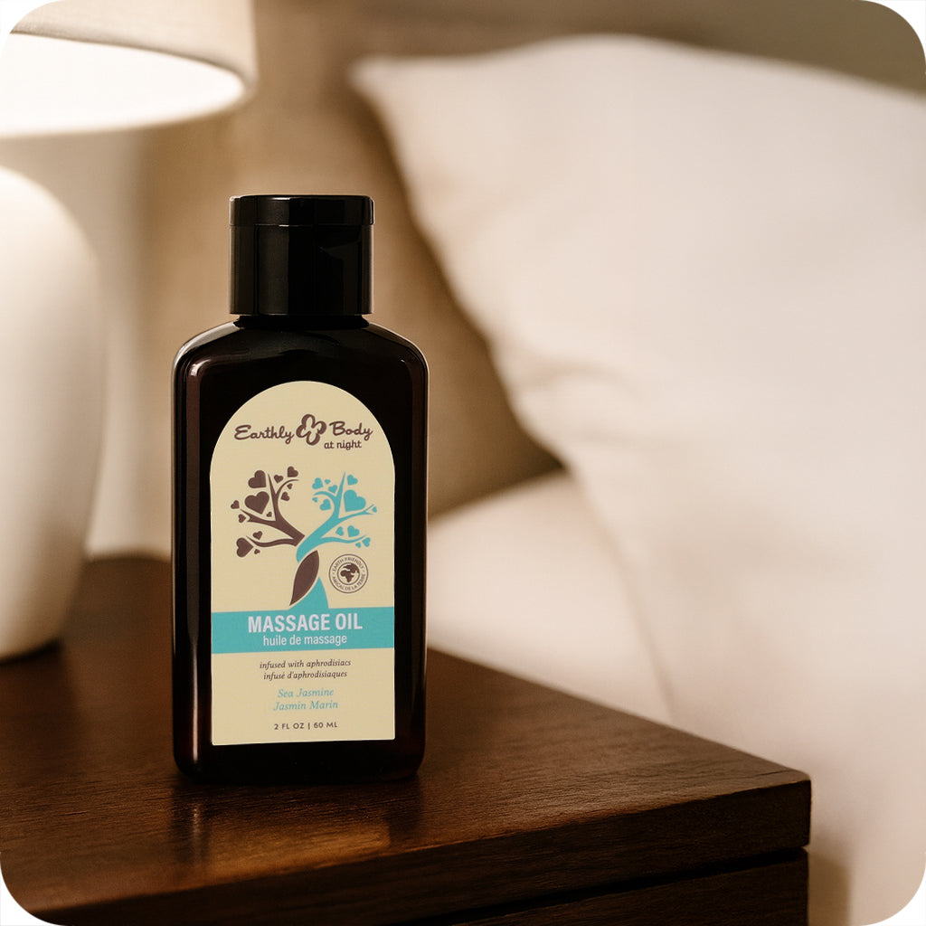 At Night Massage Oil 2oz/60ml in Sea Jasmine - Tophatter's Adult Sex Toys Online Lubes and Lotions > Erotic Massage Oils - Tophatter Daily Deals