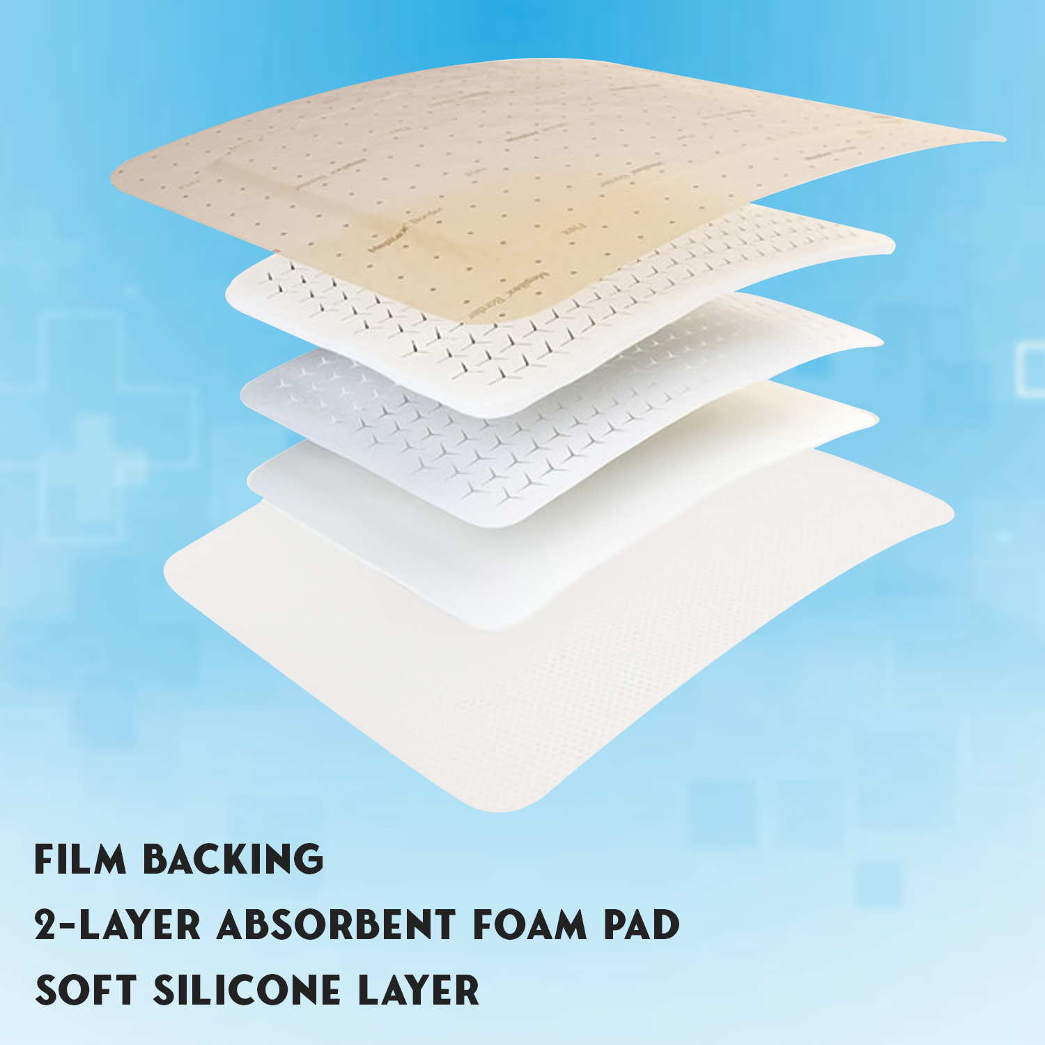 Medical Dressing Pads – Soft Absorbent Pads for Burns, Cuts, and Post-Surgery Healing Health Care - Tophatter Daily Deals