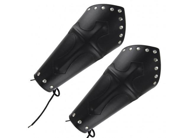 Medieval Complete Faith Archer Leather Bracers historical period - Tophatter Daily Deals