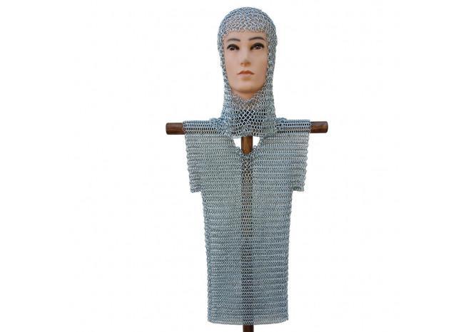 Medieval Half Sleeve Child Haubergeon Chainmail historical period - Tophatter Daily Deals