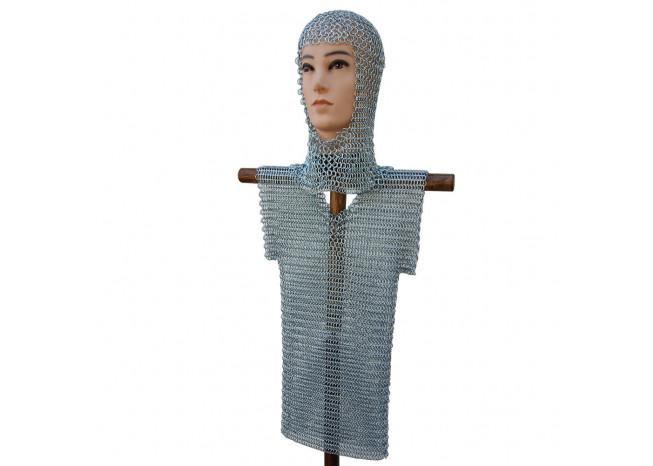 Medieval Half Sleeve Child Haubergeon Chainmail historical period - Tophatter Daily Deals