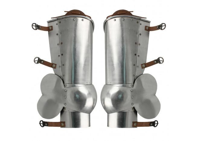 Medieval Italian 15th Century Poleyns Leg Armors historical period - Tophatter Daily Deals