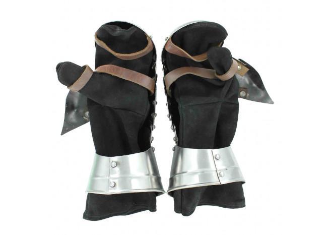 Medieval Knights Forged Mitten Cuff Gauntlet Set historical period - Tophatter Daily Deals