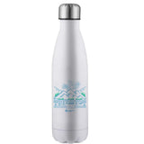 Camping Lines 17oz Stainless Water Bottle 17oz White Outdoor Recreation - Tophatter Daily Deals