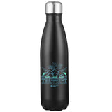 Camping Lines 17oz Stainless Water Bottle 17oz Black Outdoor Recreation - Tophatter Daily Deals
