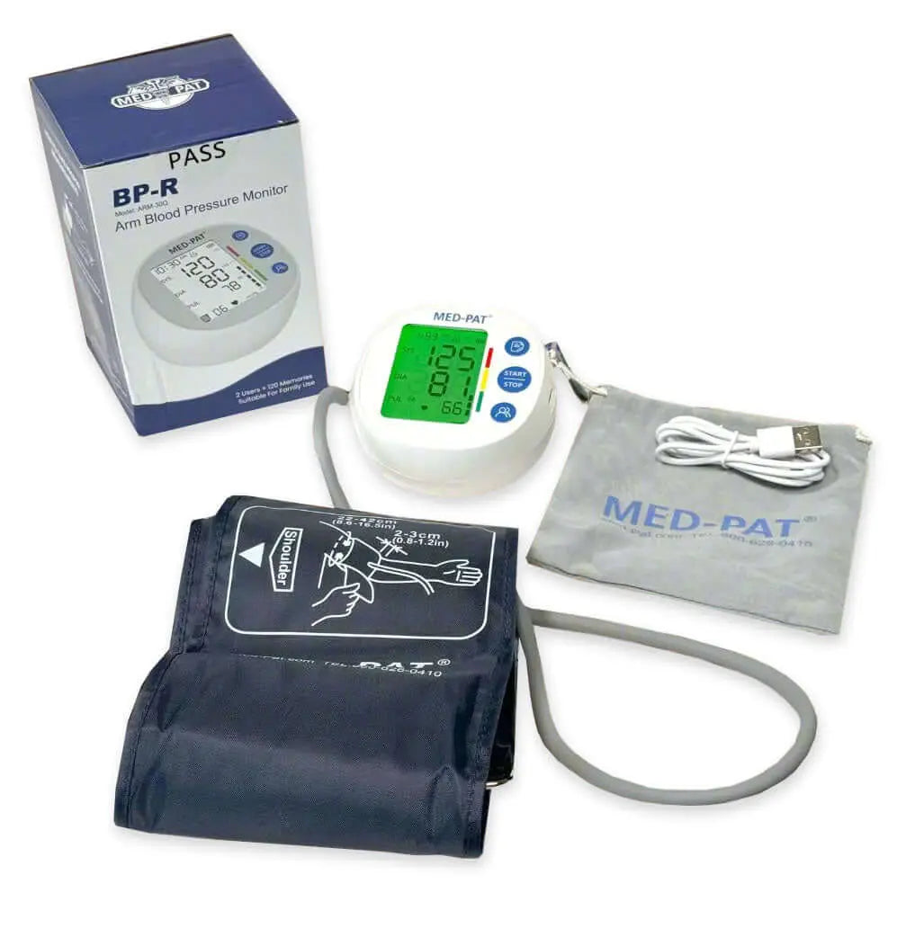 Med-Pat BP-R Round Blood Pressure Monitor | Automatic Digital BP Machine – FDA Cleared Health & Wellness - Tophatter Daily Deals