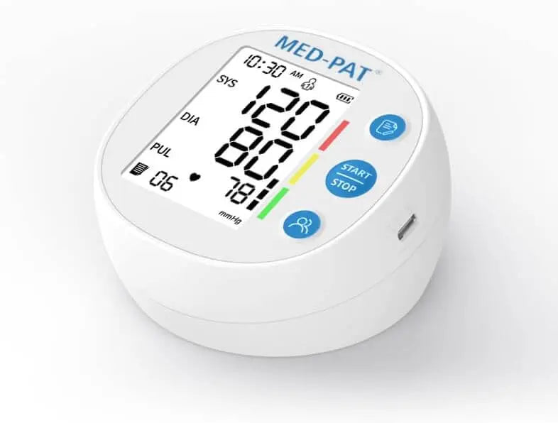 Med-Pat BP-R Round Blood Pressure Monitor | Automatic Digital BP Machine – FDA Cleared Health & Wellness - Tophatter Daily Deals