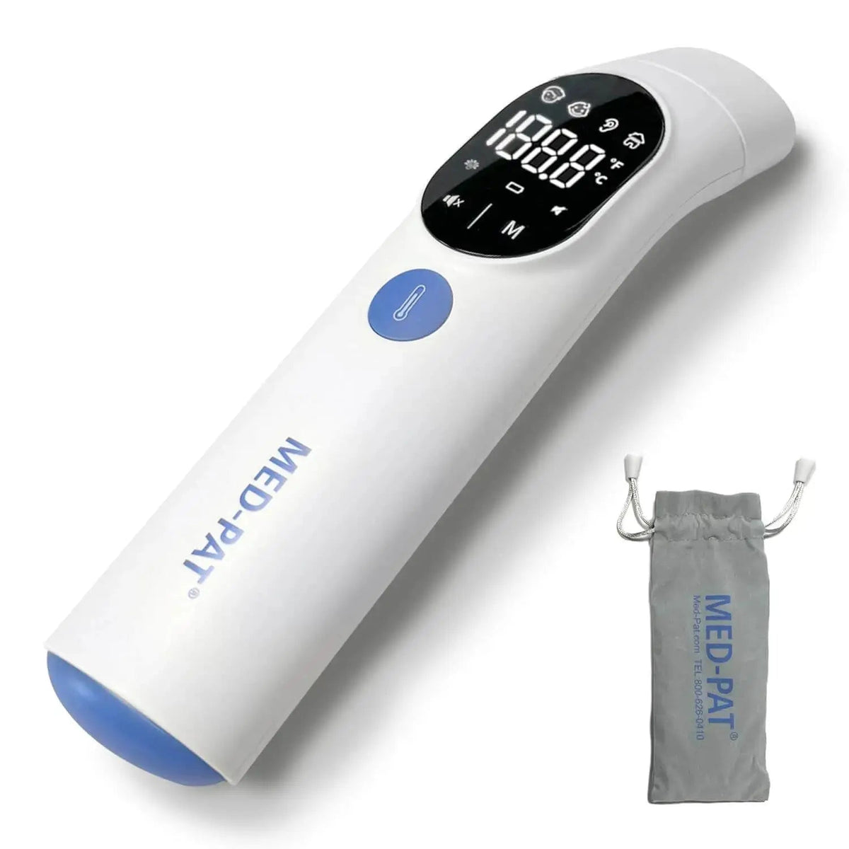 Med-Pat TH-1 Digital Infrared Thermometer – 4-in-1 Ear & Forehead | FDA Cleared Health & Wellness - Tophatter Daily Deals