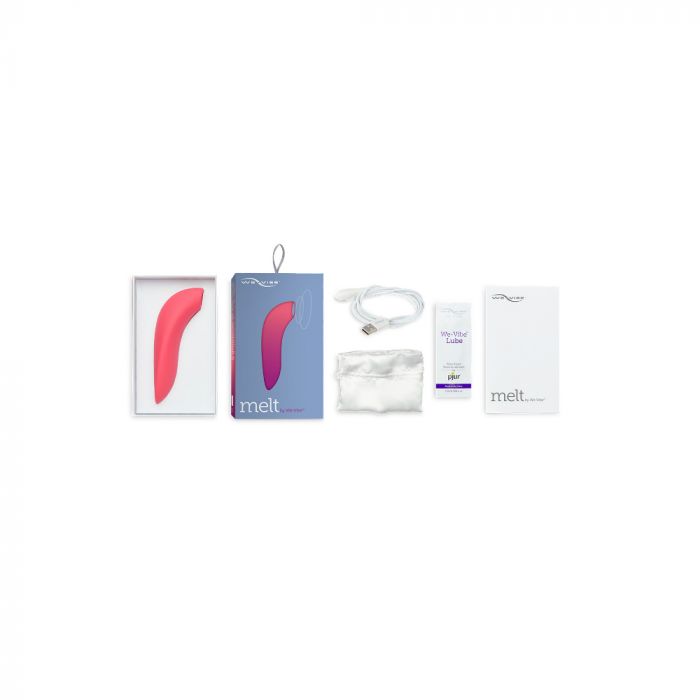 We-Vibe Melt Pleasure Air Clitoral Stimulator in Pink Clitoral Stimulator - Tophatter Daily Deals