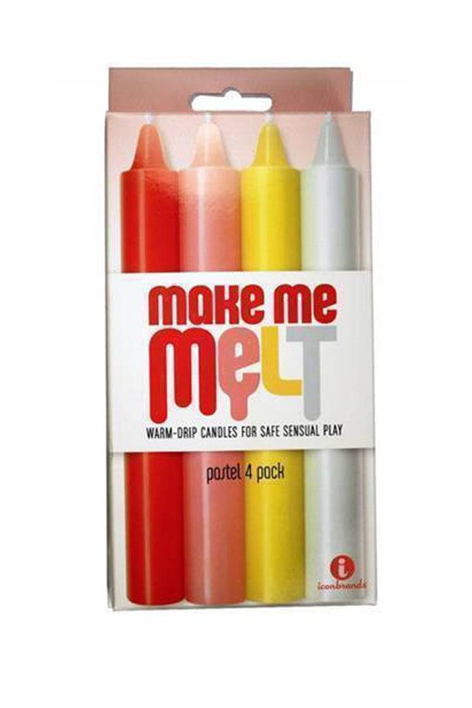 Icon Brands - Make Me Melt Warm Drip Candles - Pastel Colors BDSM - Tophatter Daily Deals