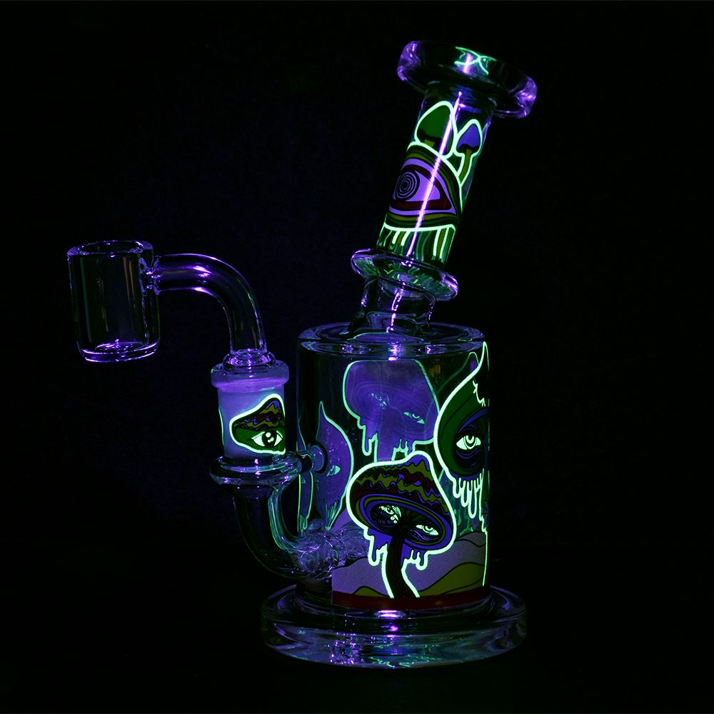 Melting Shroom Glow Dab Rig Dab Rigs - Tophatter Daily Deals