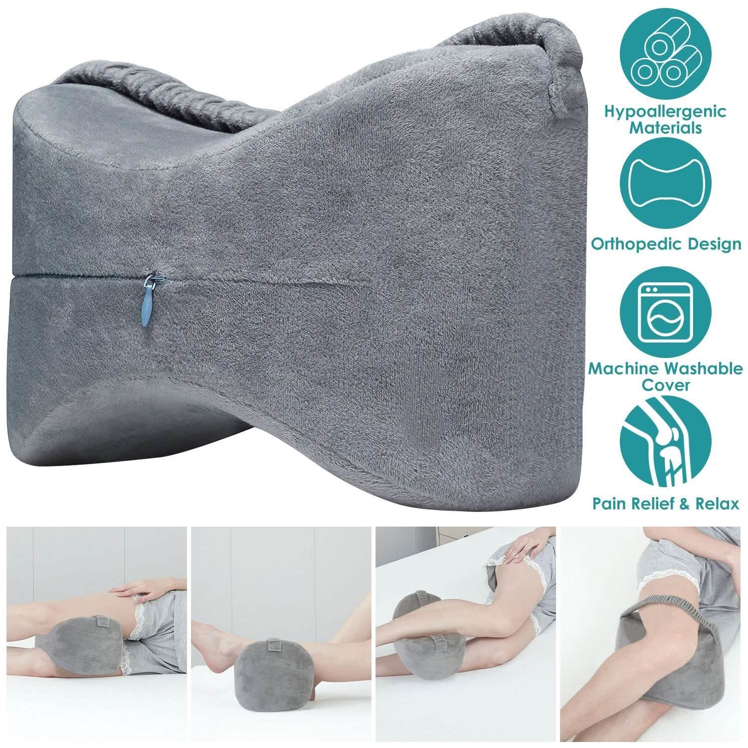 Memory Foam Contour Leg Pillow For Side Sleepers Bedding - Tophatter Daily Deals