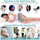 Memory Foam Contour Leg Pillow For Side Sleepers Bedding - Tophatter Daily Deals