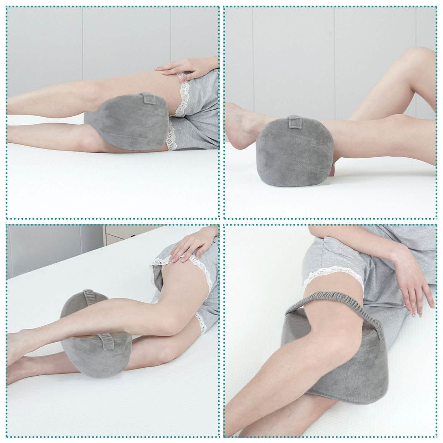 Memory Foam Contour Leg Pillow For Side Sleepers Bedding - Tophatter Daily Deals