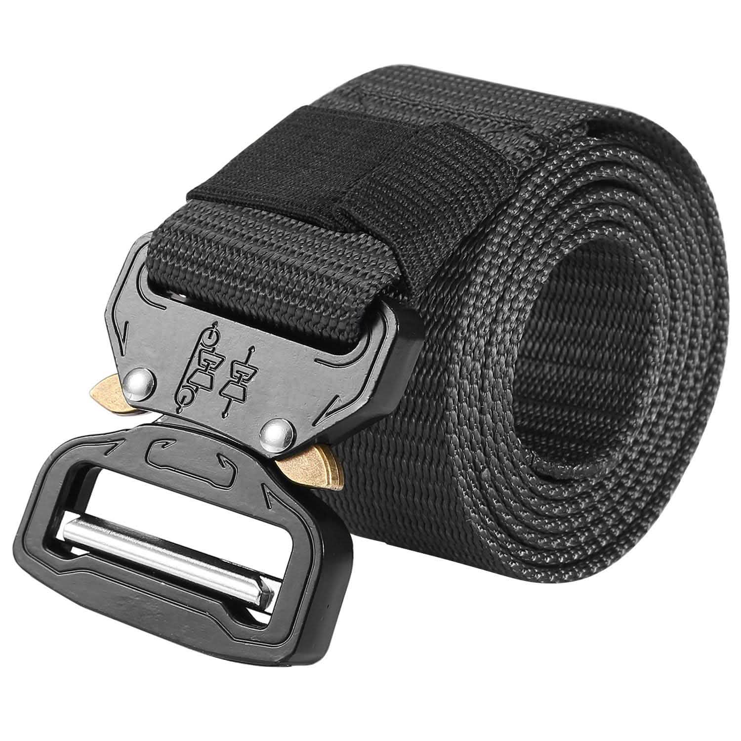 Men Adjustable Tactical Military Belt Belts & Ties - Tophatter Daily Deals