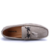 Men Loafers Suede Leather Summer Shoes Loafers - Tophatter Daily Deals