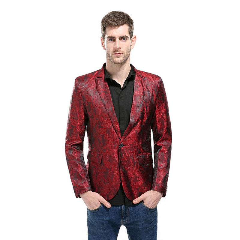Fashion Men Business Wedding Party Tuxedo Dress Blazers Men Blazer - Tophatter Daily Deals