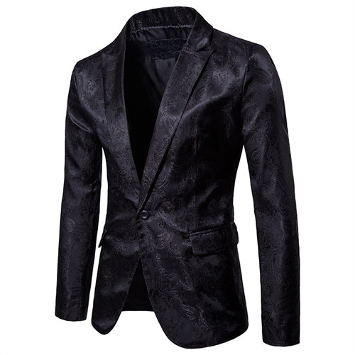 Fashion Men Business Wedding Party Tuxedo Dress Blazers Black Men Blazer - Tophatter Daily Deals