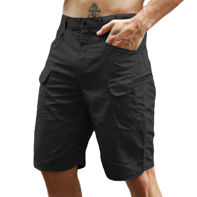 Summer Men Cargo Shorts Black Pants - Tophatter Daily Deals