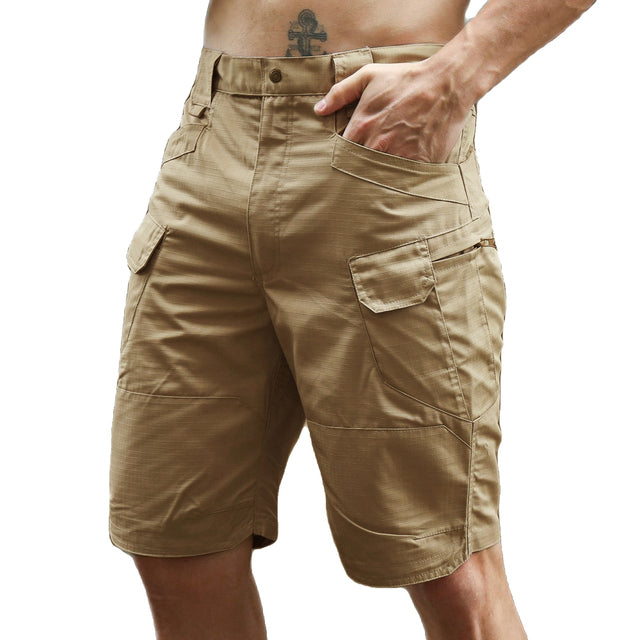 Summer Men Cargo Shorts Brown Pants - Tophatter Daily Deals