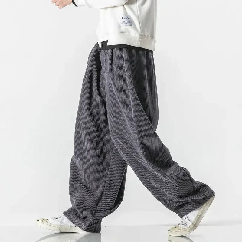 Men Casual Long Trousers Streetwear Harem Pants Pants - Tophatter Daily Deals