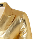 Men Double-breasted Thin Suit Gold Jacket Men's Clothing - Tophatter Daily Deals