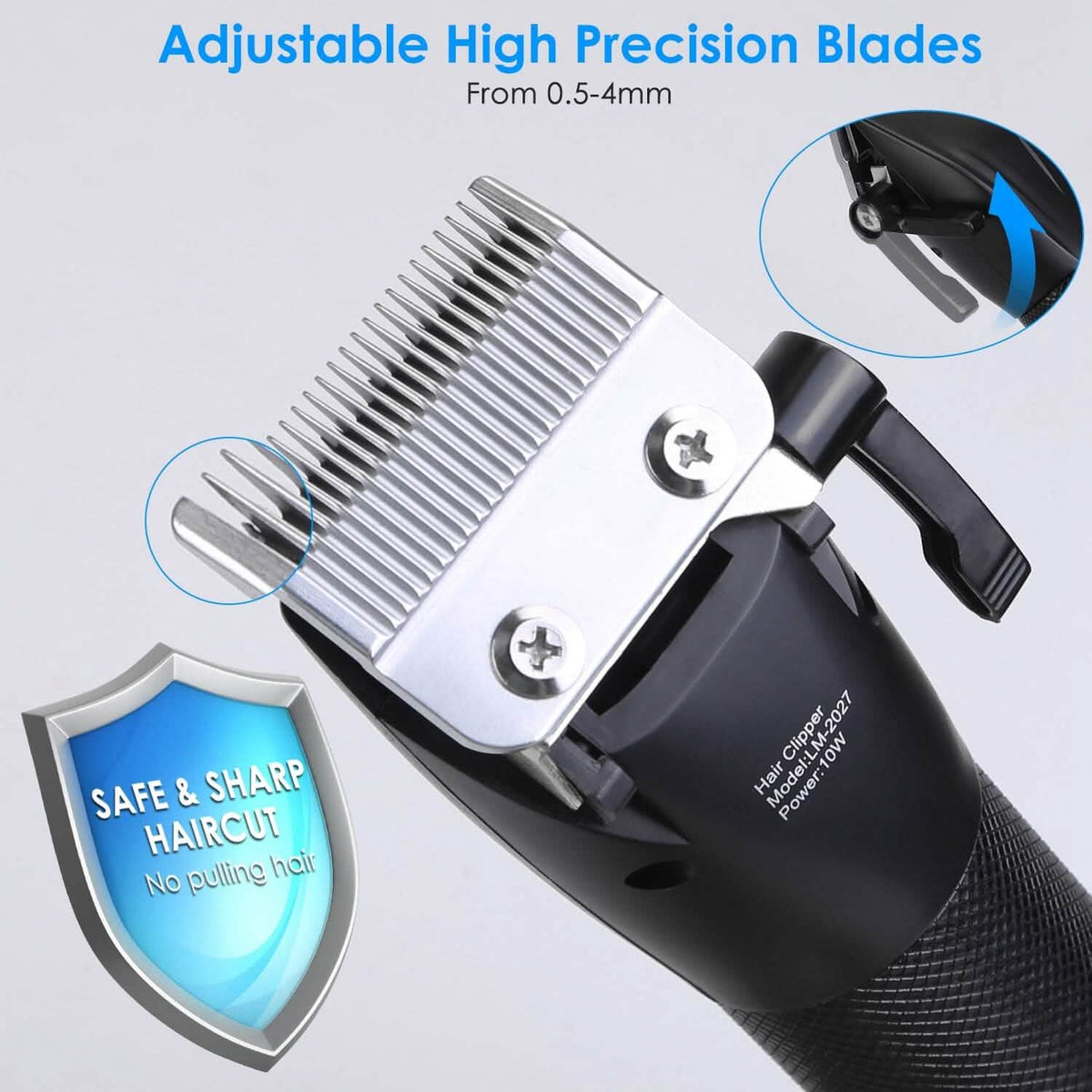 Men Electric Barber Clipper Hair Cutting Combo Set T Outliner Shaver Trimmers Men's Grooming - Tophatter Daily Deals
