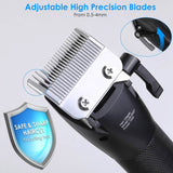 Men Electric Barber Clipper Hair Cutting Combo Set T Outliner Shaver Trimmers Men's Grooming - Tophatter Daily Deals