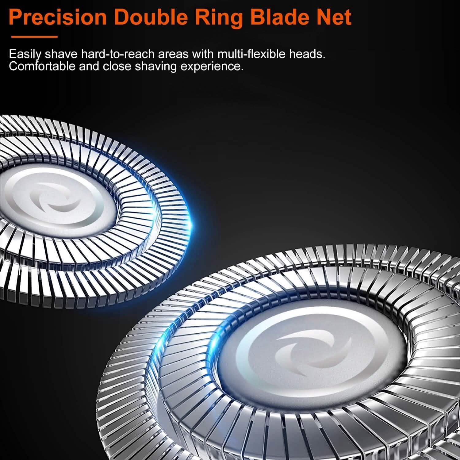 Men Electric Shaver Replacement Blade 5 Heads Beard Cutter Replacement Men's Grooming - Tophatter Daily Deals